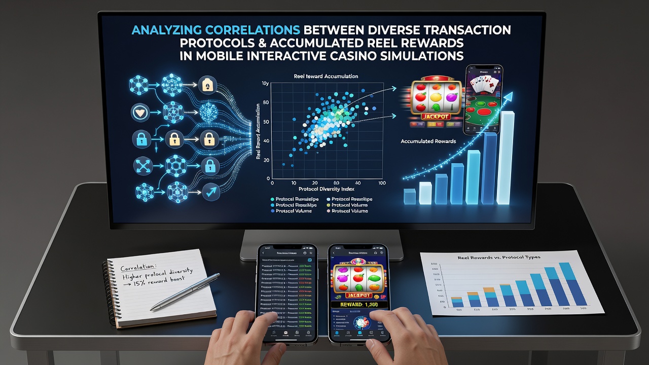 Mobile casino app interface displaying various transaction protocols alongside reel reward indicators on a smartphone screen